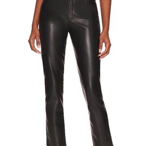 Agolde Black Leather